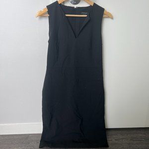 Ann Taylor Little Black Sleeveless Sheath Business Dress Size 0